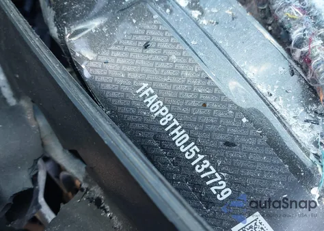 2018 Ford Mustang Ecoboost из США, поврежденный, VIN 1FA6P8TH0J5137729